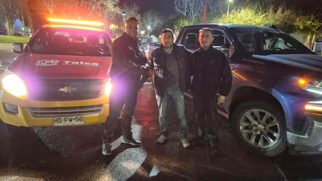 Seguridad en Talca: Recuperación de Camioneta Robada y Captura de 3 Delincuentes